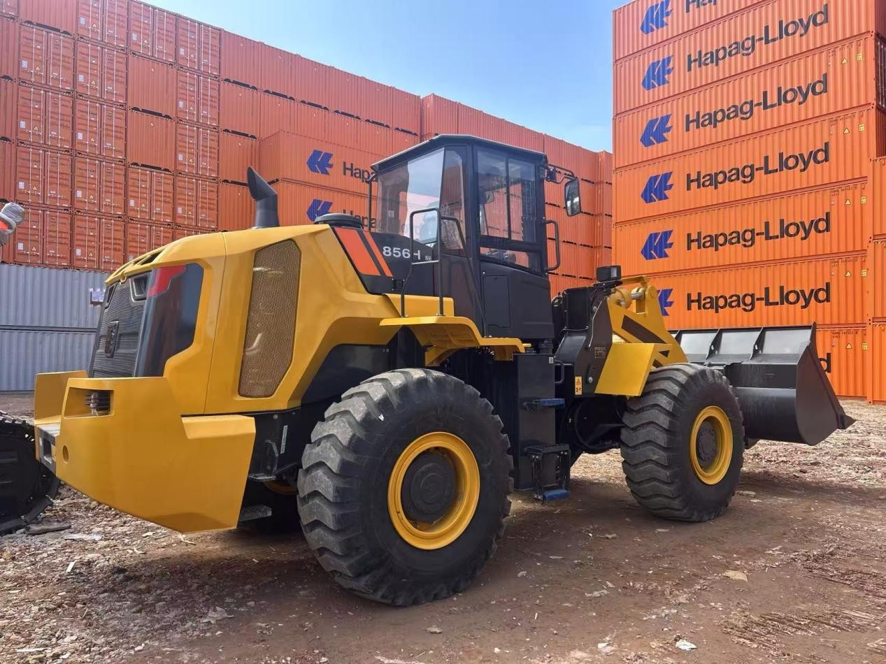 Liugong 856H Wheel Loaders Ready for Shipment, Supporting Infrastructure Upgrades in Colombia
